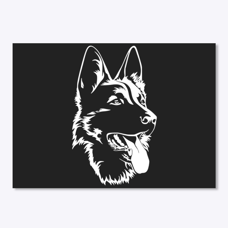 New German shepherd sticker