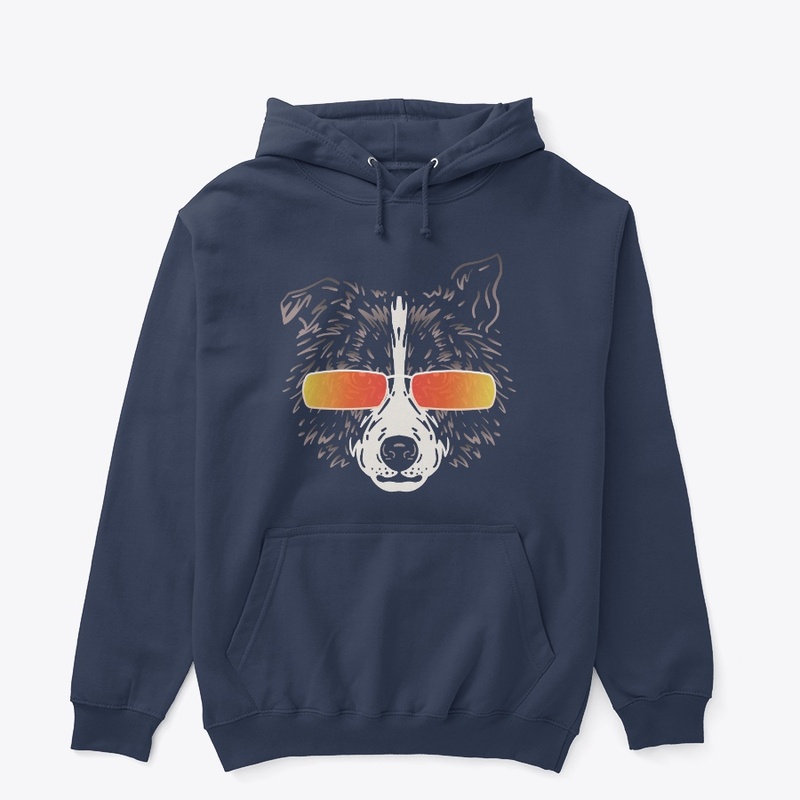 Cute Dog in Sunglasses (Colored+sg07)