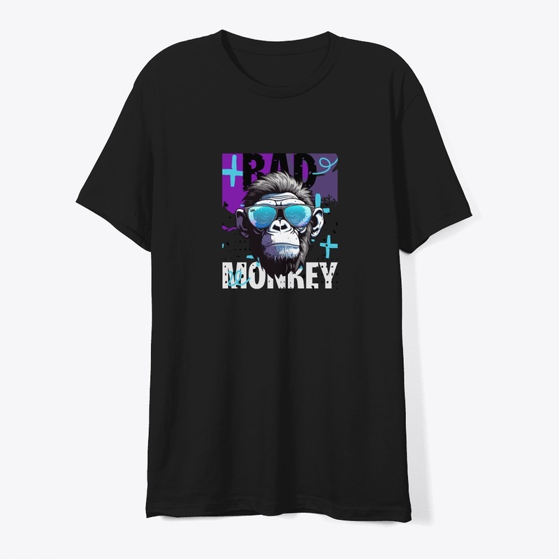 Black Purple Bad Monkey