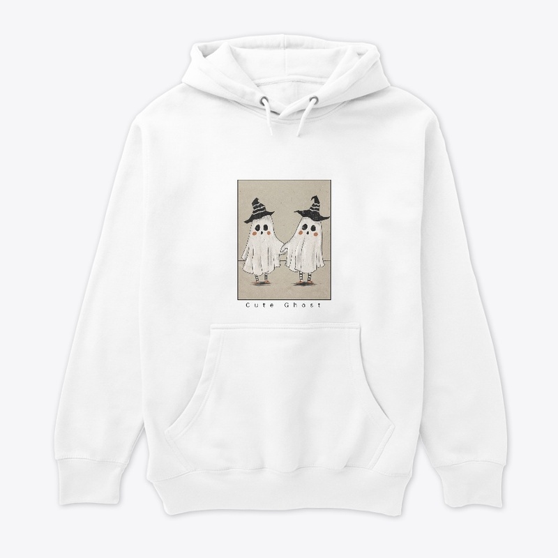 Cute Ghost Design T-shirt & Hoodi