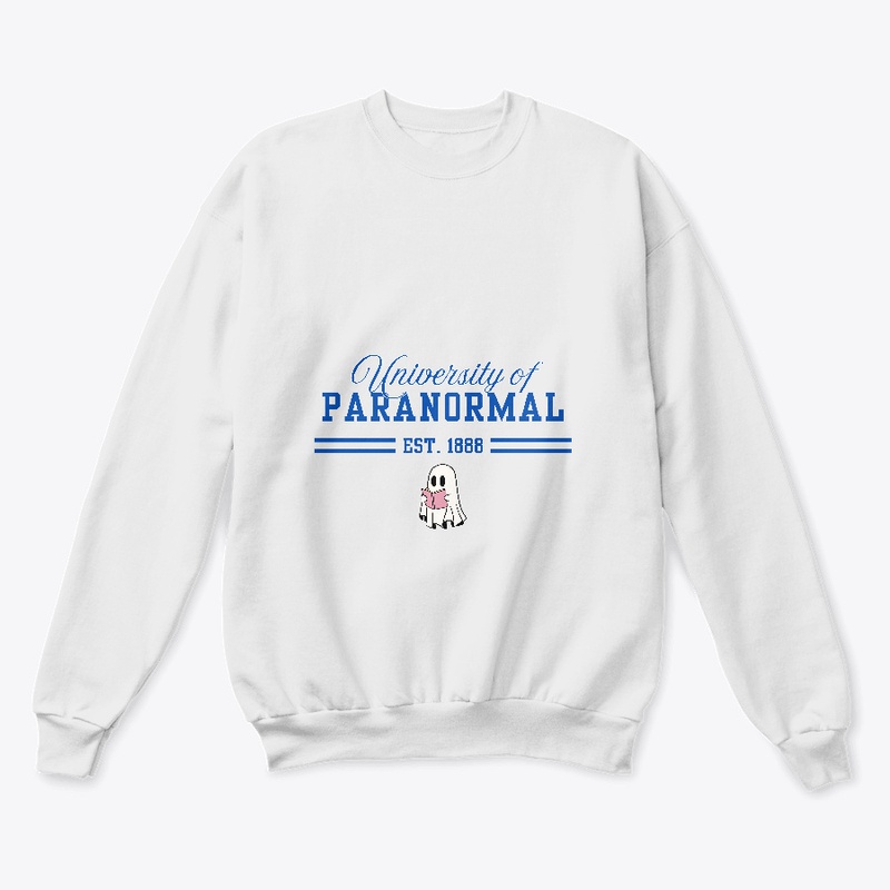 Univercity of Paranormal Blue letters 