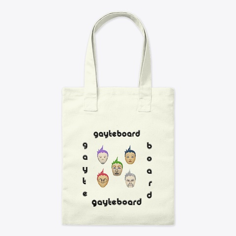 Gayteboard Design Natural T-Shirt Front