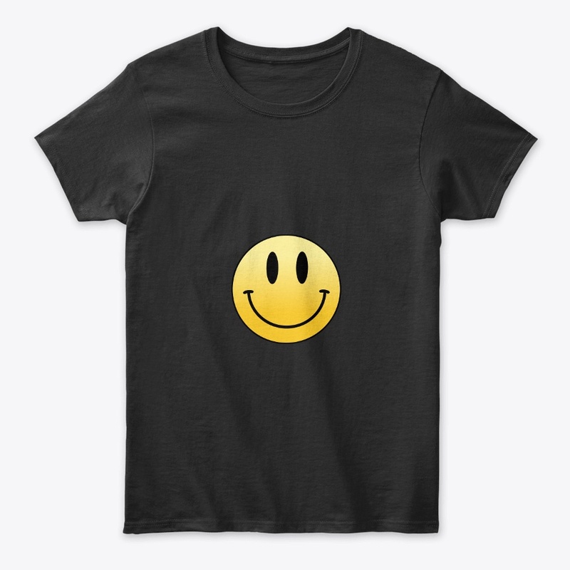 smile face t shirt