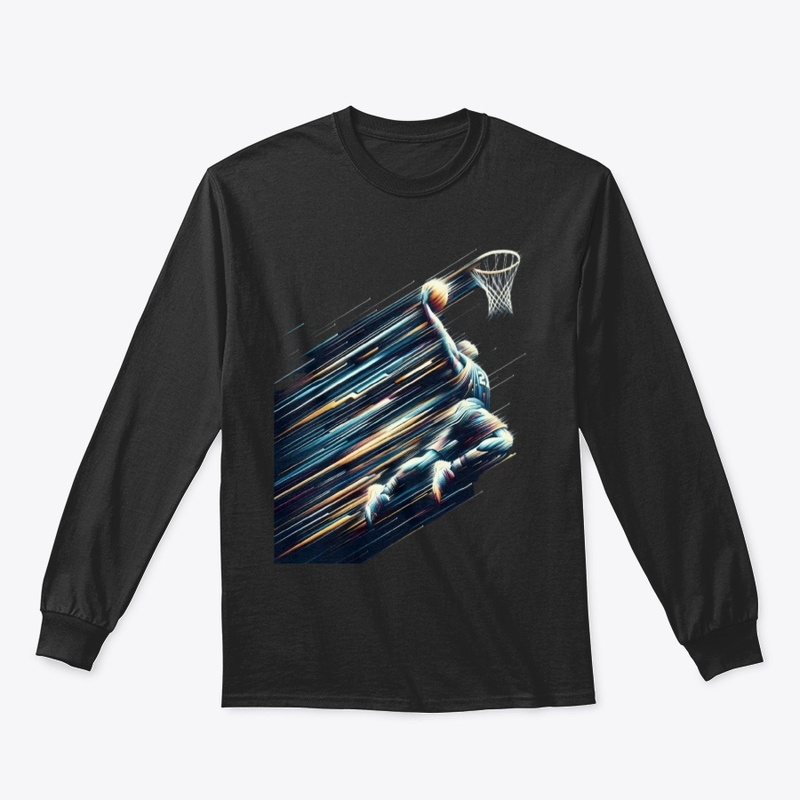 Motion Blur Dunk – Explosive Abstract 