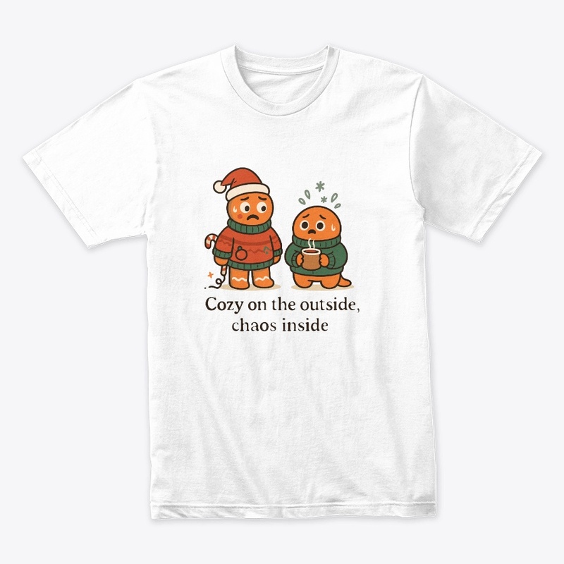 Cozy Outside Chaos Inside Winter Humor