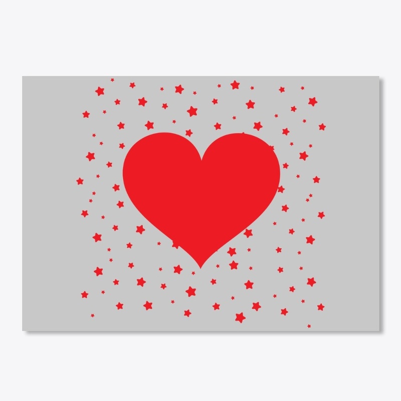 Heart with stars