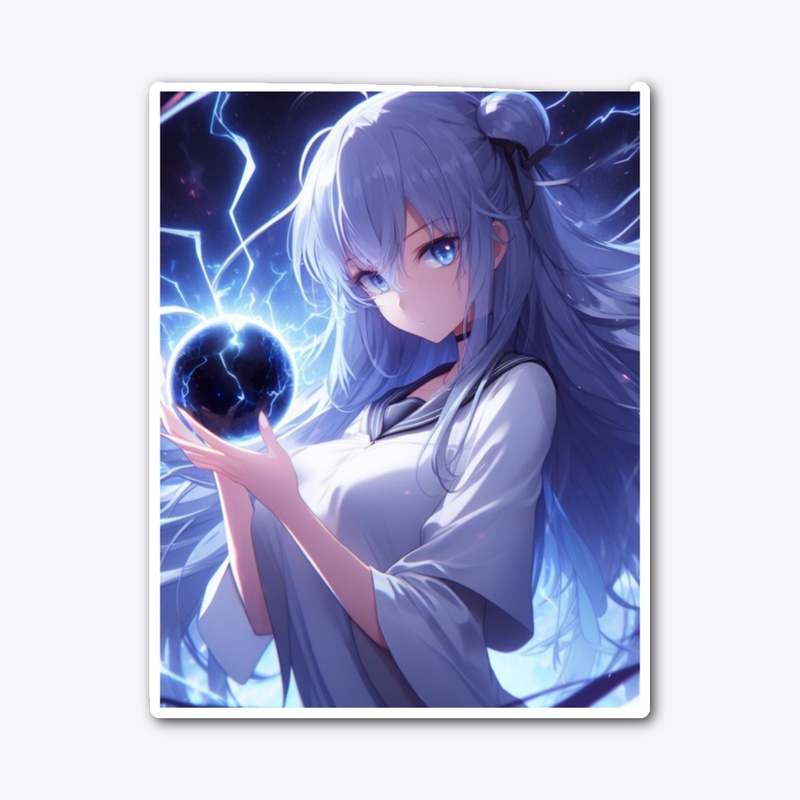 Electric Enigma: Anime Girl