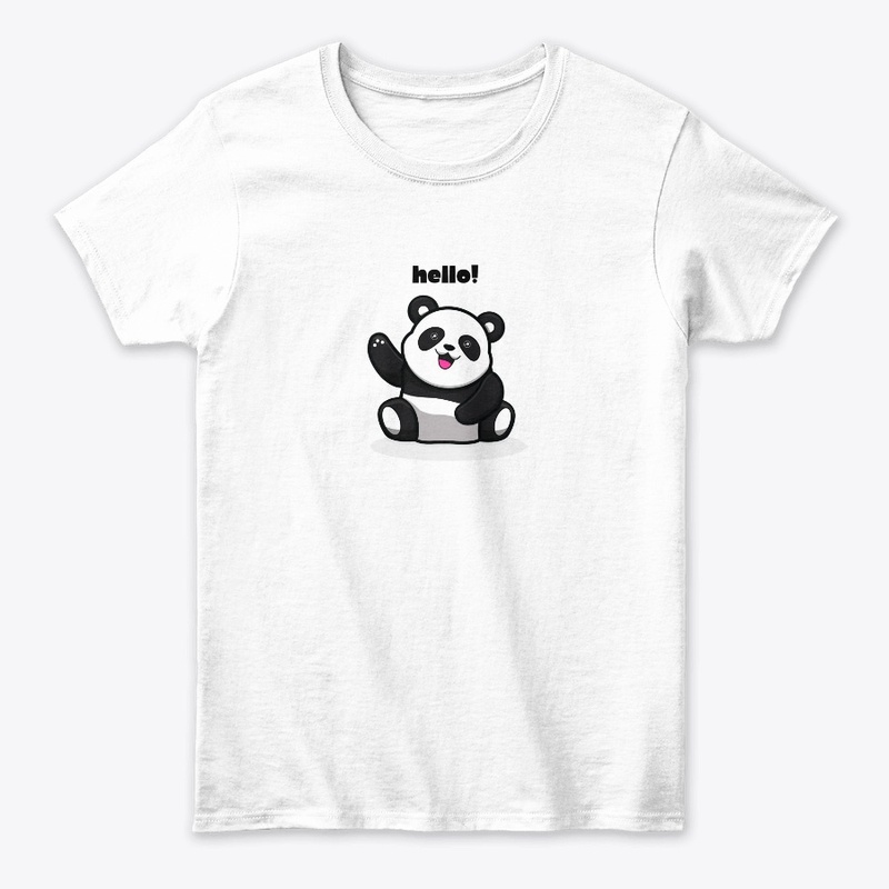 Adorable Panda Bliss Women's T-Shirt