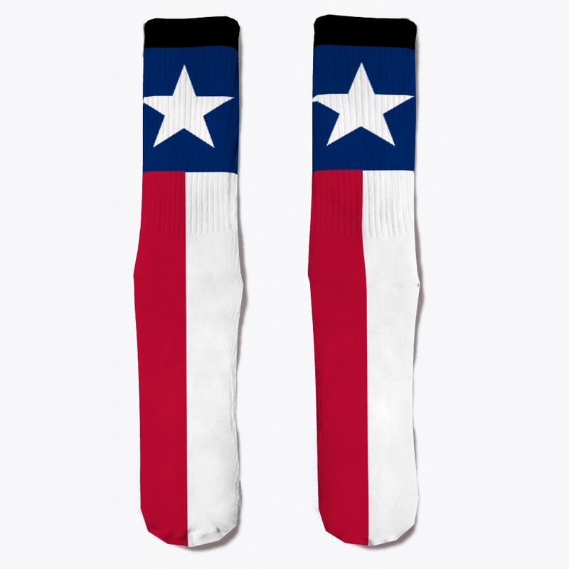 Texas Flag Socks