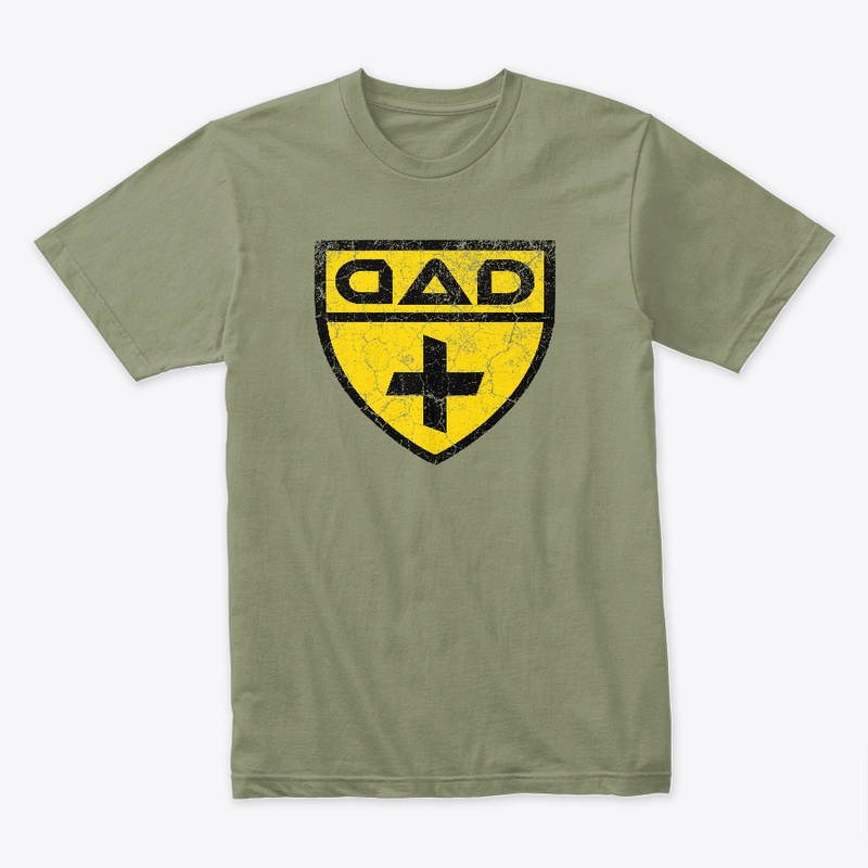 DAD Positive Crest B/G Distressed