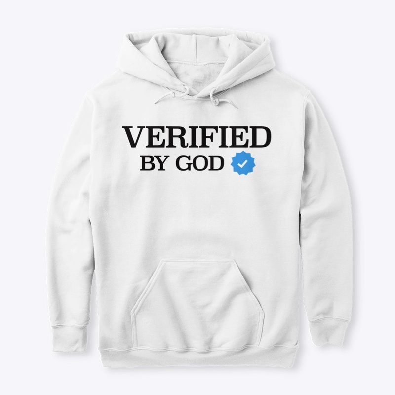 VERIFIED BY GOD (black Logo)