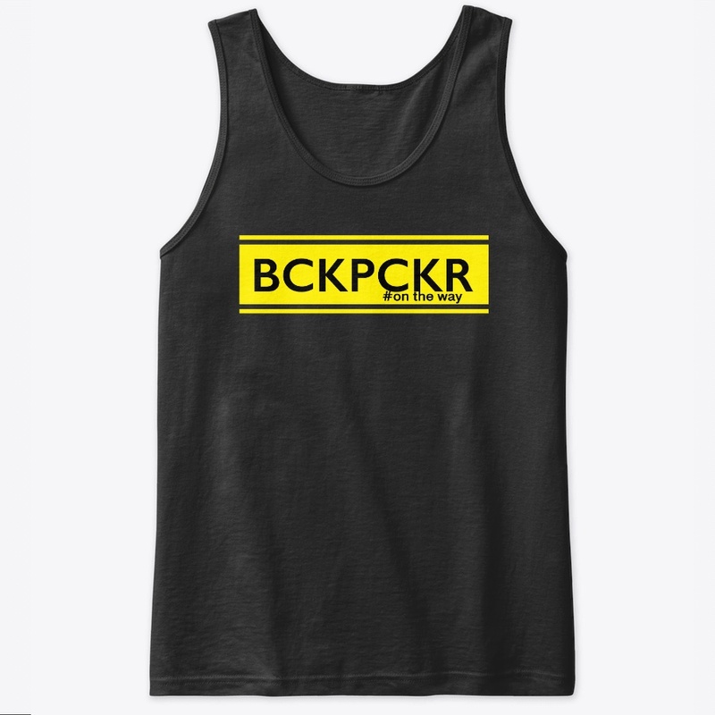 Backpacker on the way