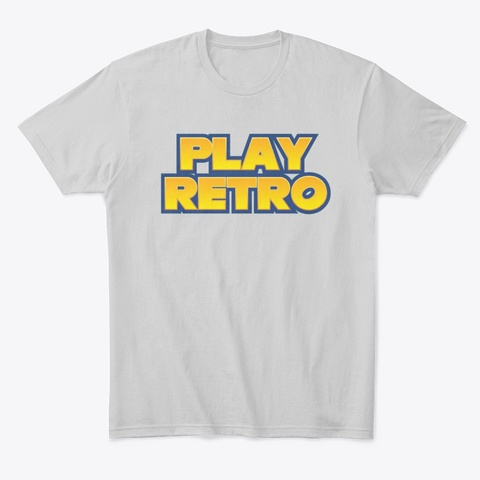 Sonic Inspired Logo Light Heather Grey  T-Shirt Front