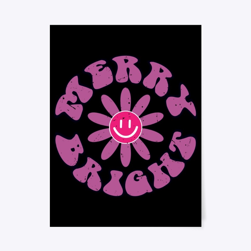 Merry Bright Christmas Holiday Y2K Merch