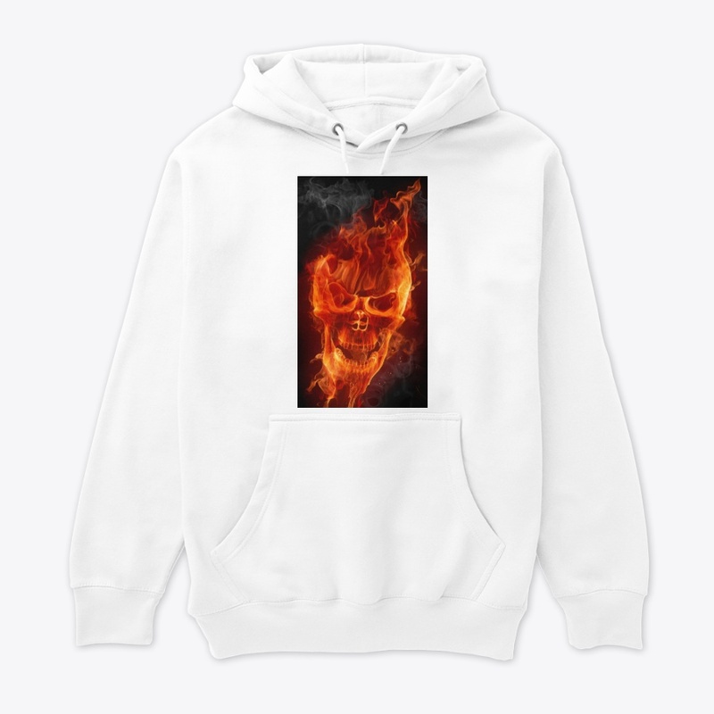 Fire skull