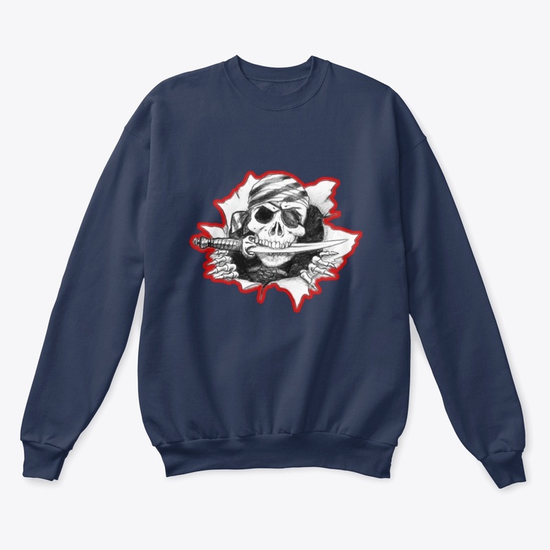 Skeleton logo design sweatshirt 