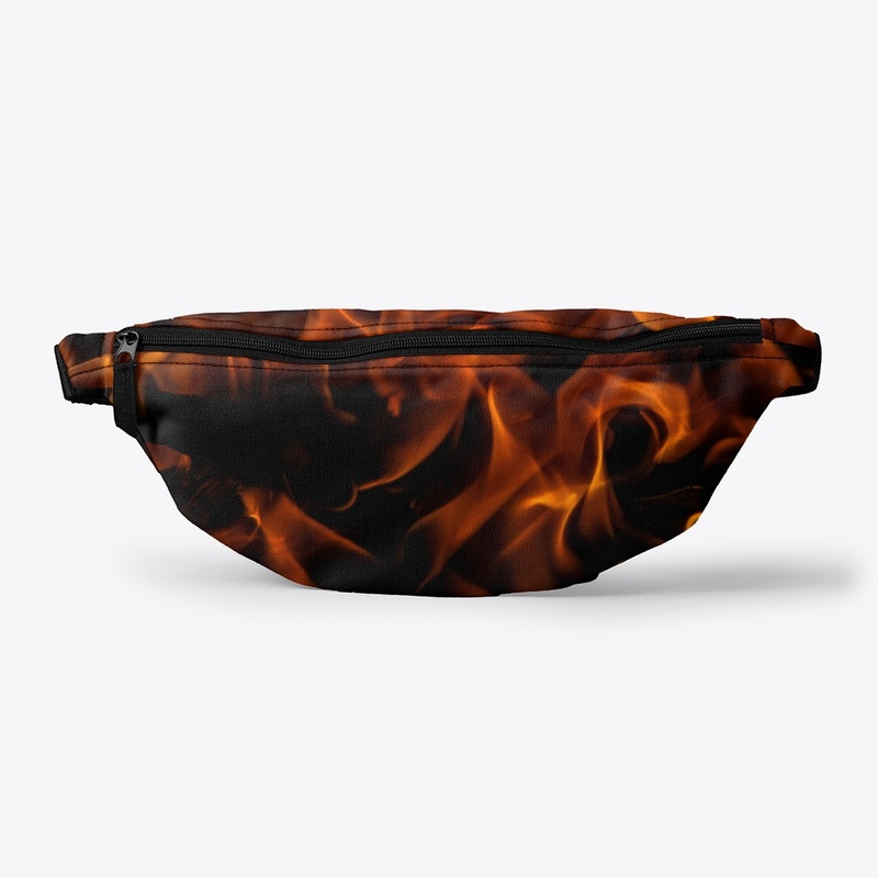 Blazing Fiery Warm Campfire