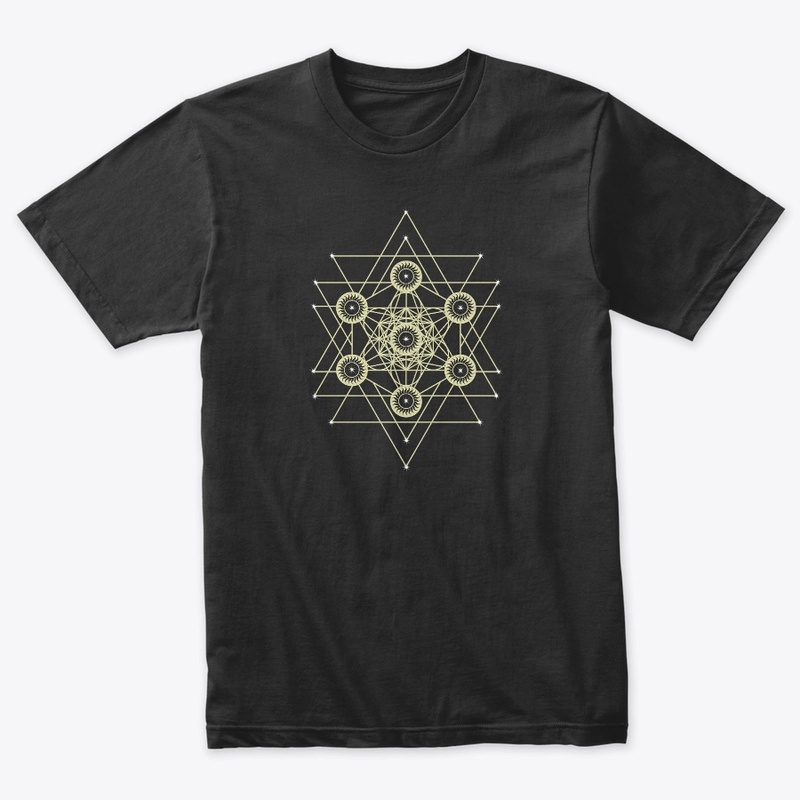 Sacred Geometry Metatron's Cube T-shirt