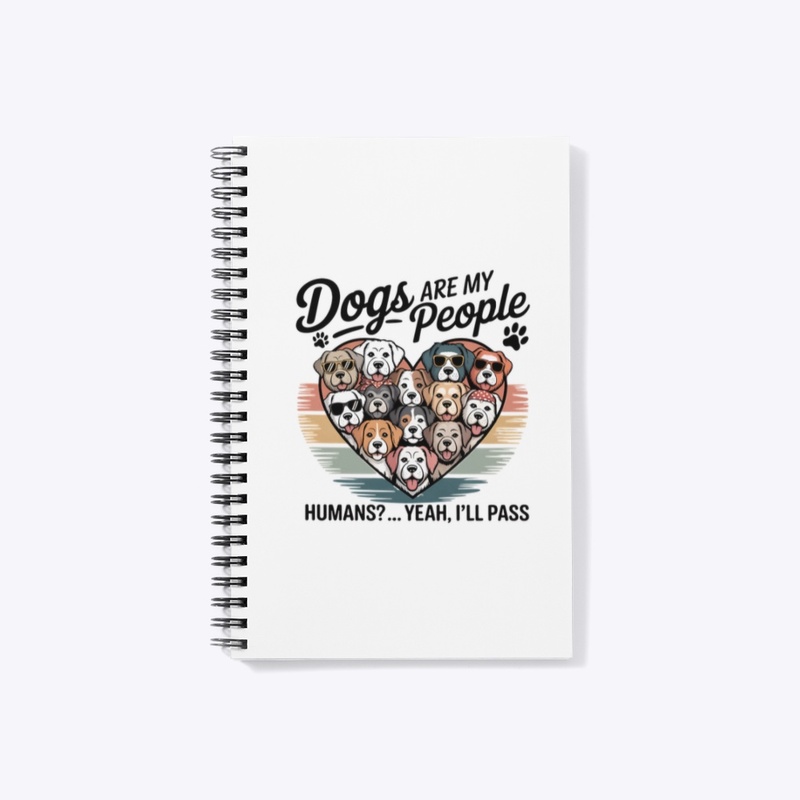 Dogs Are My People Funny Dog Lover Tee 