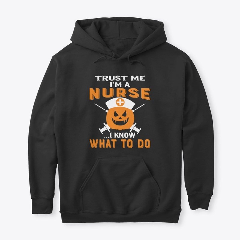 Trust me Im a nurse Halloween pumpkin 