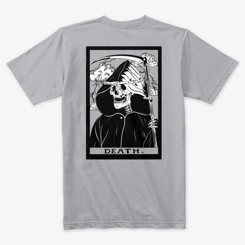 Death Heather Grey T-Shirt Back