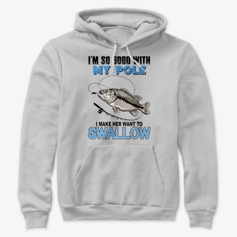 fishing  hook shirt swallow funny gift