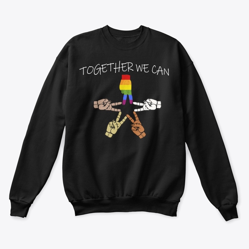 LGBT together we can shirt