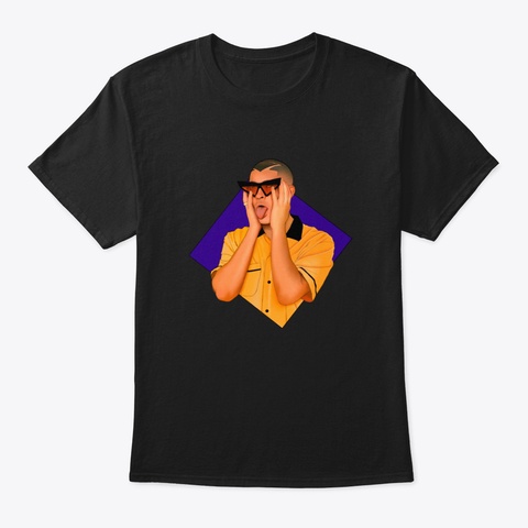 Bad Bunny Black T-Shirt Front