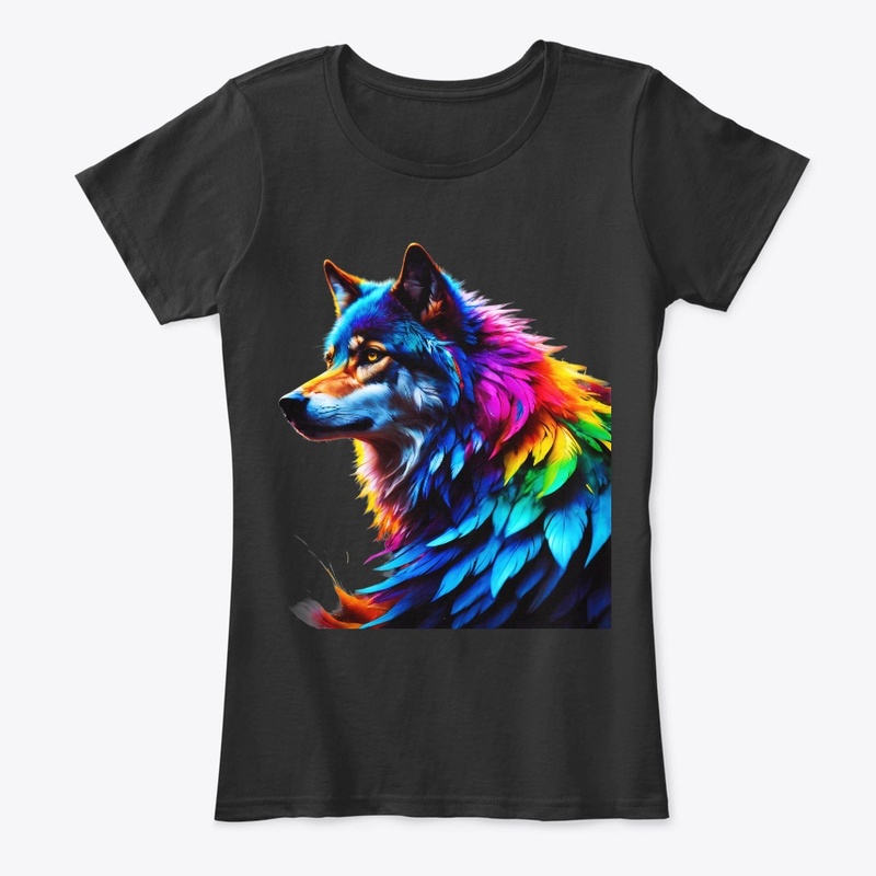 Love wolf Women Shirt Wolf Lovers pour 
