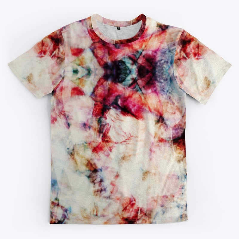 Abstract Colorful Batik Pattern