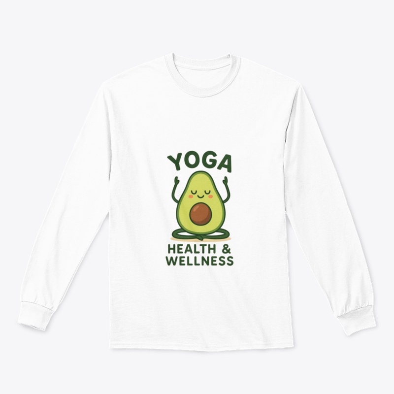 Avocado Yoga Fun Health Wellness