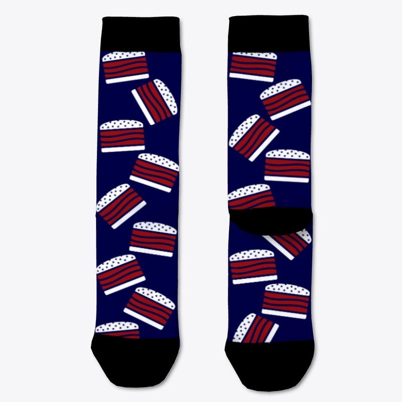 Freedom Burger (blue socks)