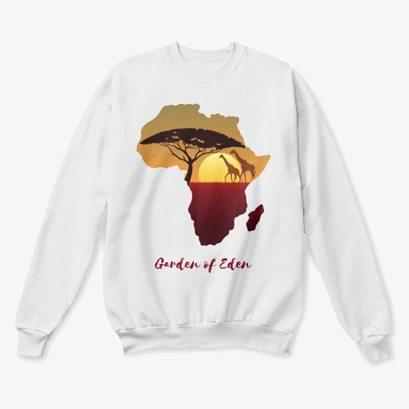 Garden of Eden, Giraffes in Africa Map
