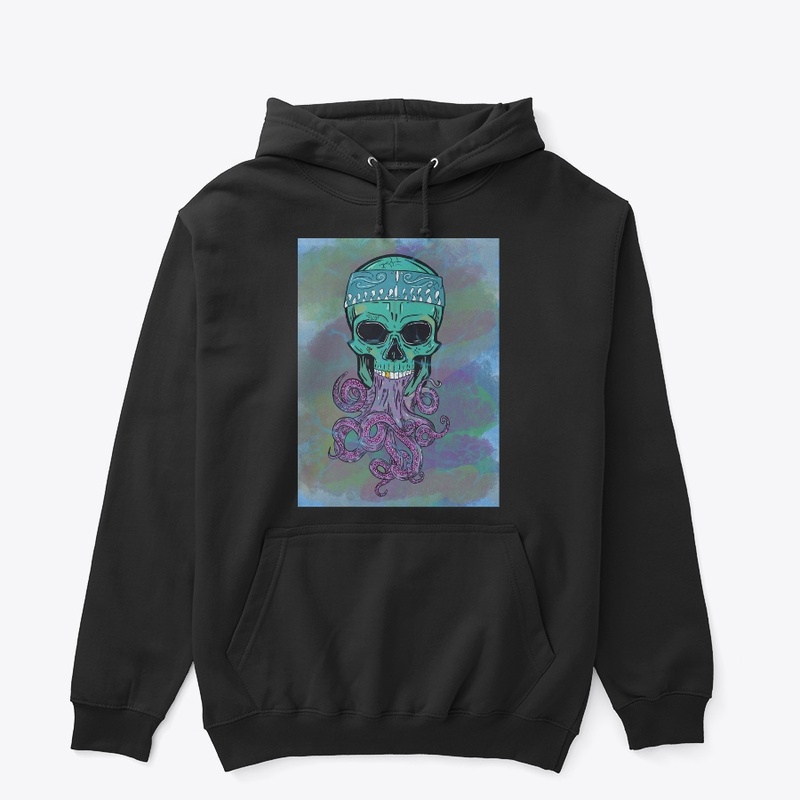 Pirate octopus skull