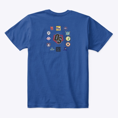 Jim Saeger Invitational  Deep Royal  T-Shirt Back