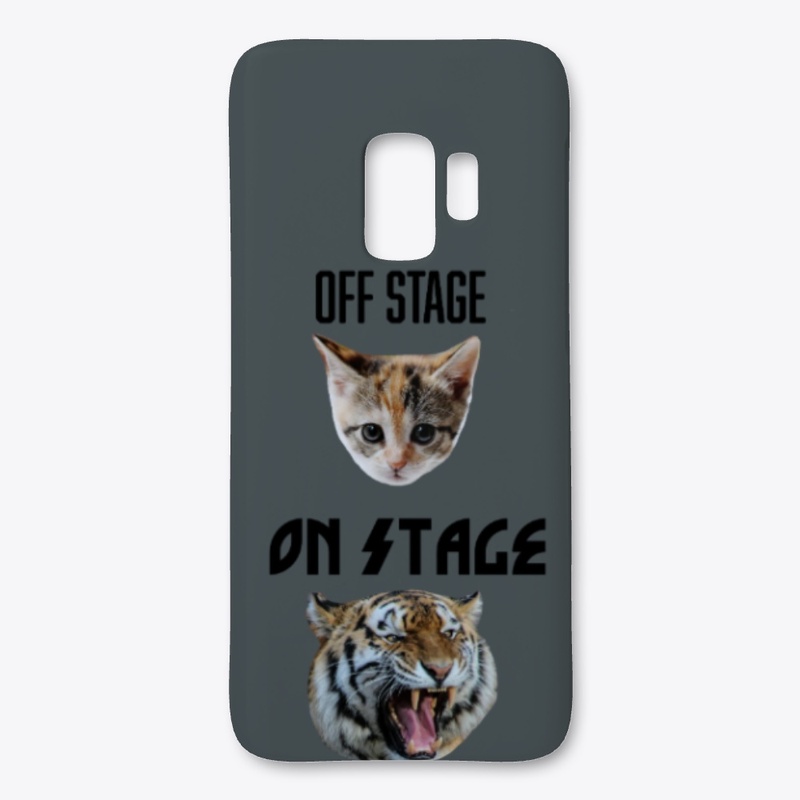 Singer off and on Stage 