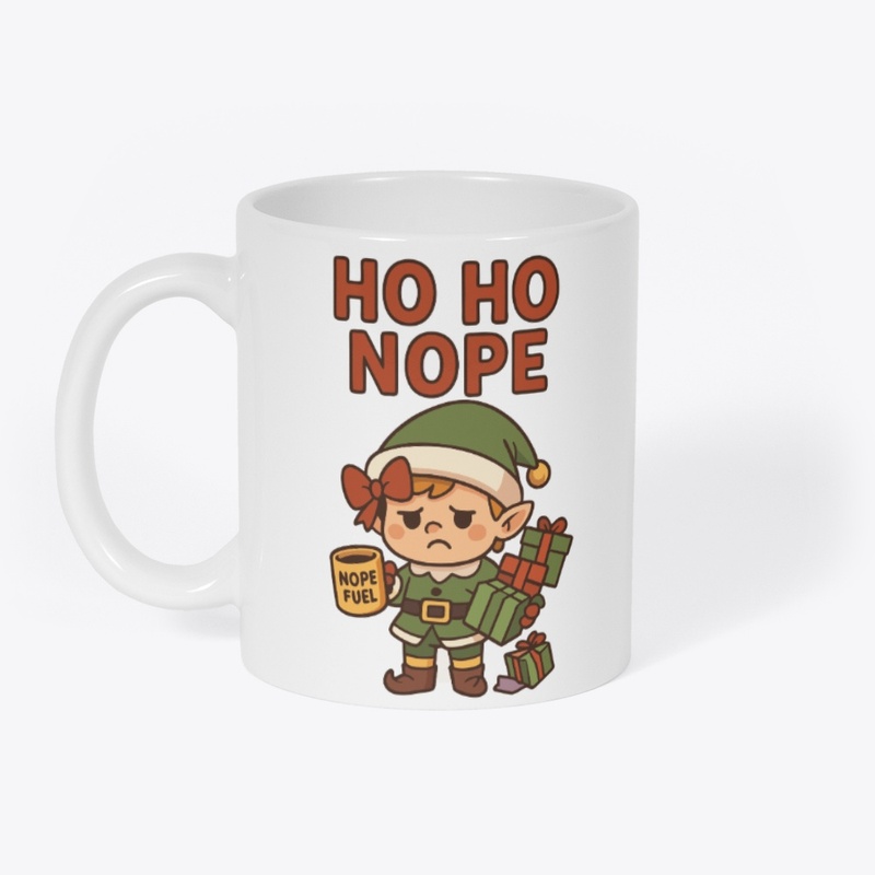 Ho Ho Nope (Elf with Gifts)