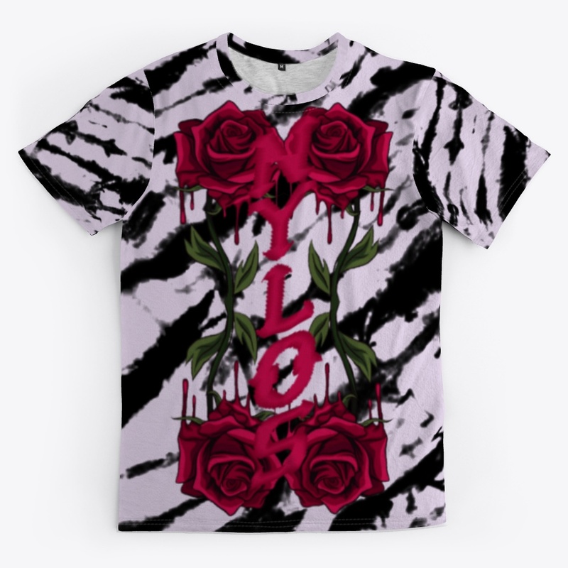 Nylos "Rose" Faded Tiger t-shirt
