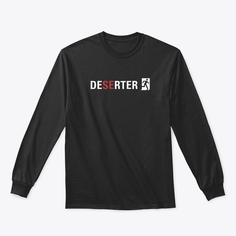 Classic white logo on dark colours