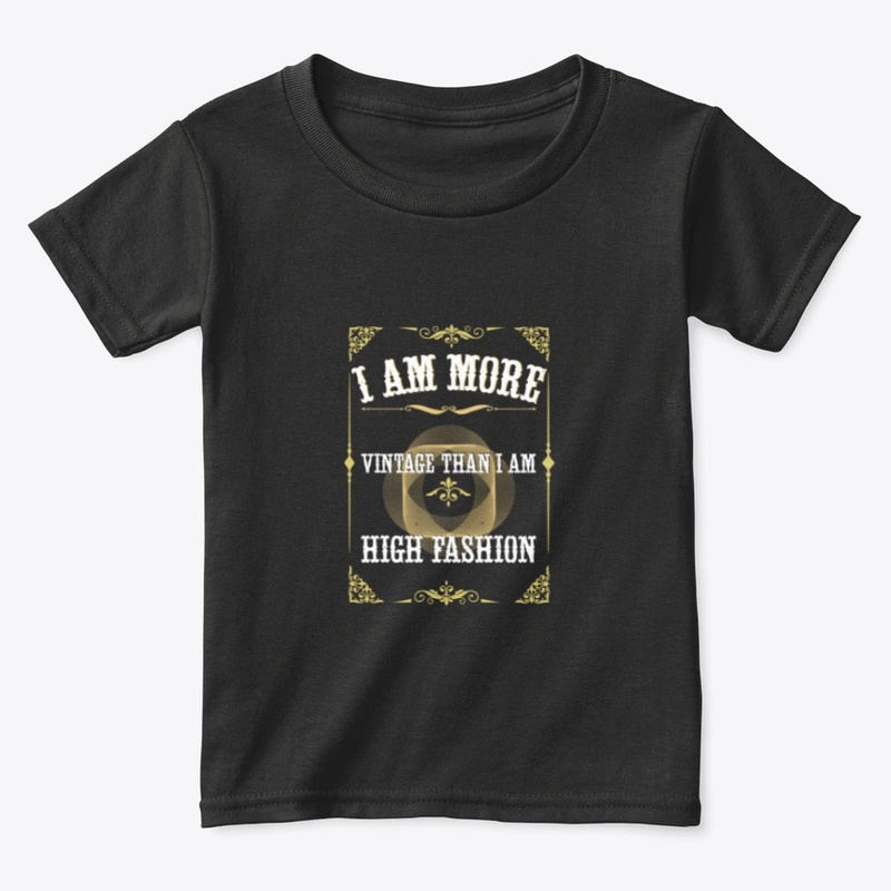 I am more vintage