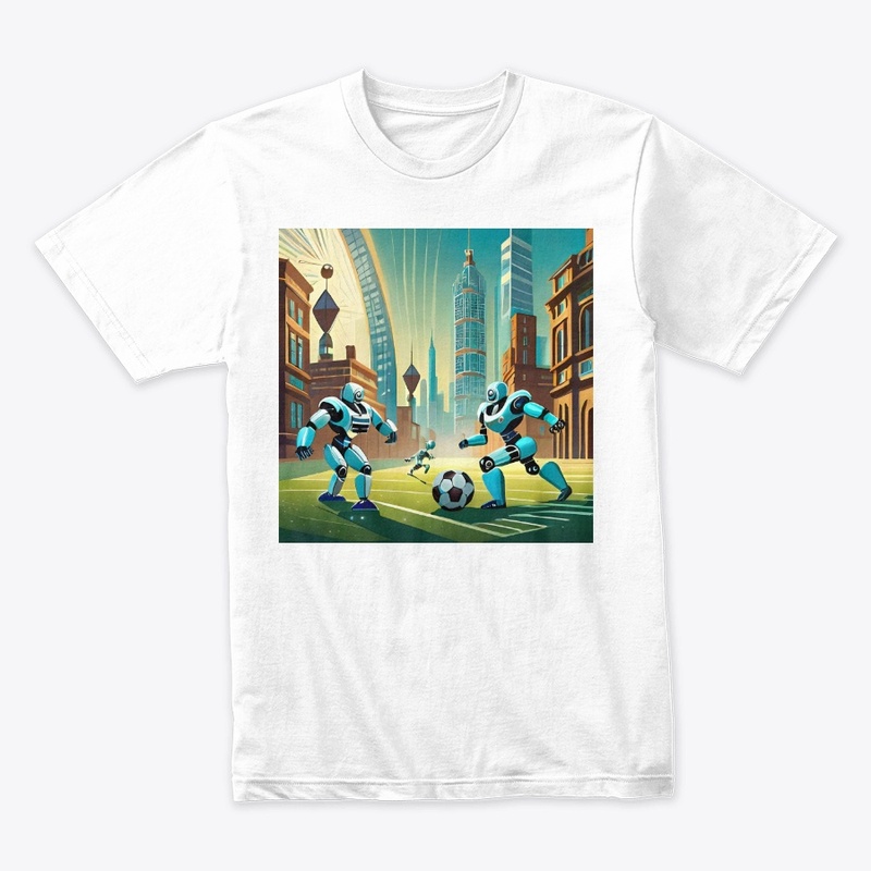 Robots playing football