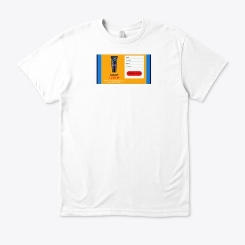 Rockhard Presyo White T-Shirt Front