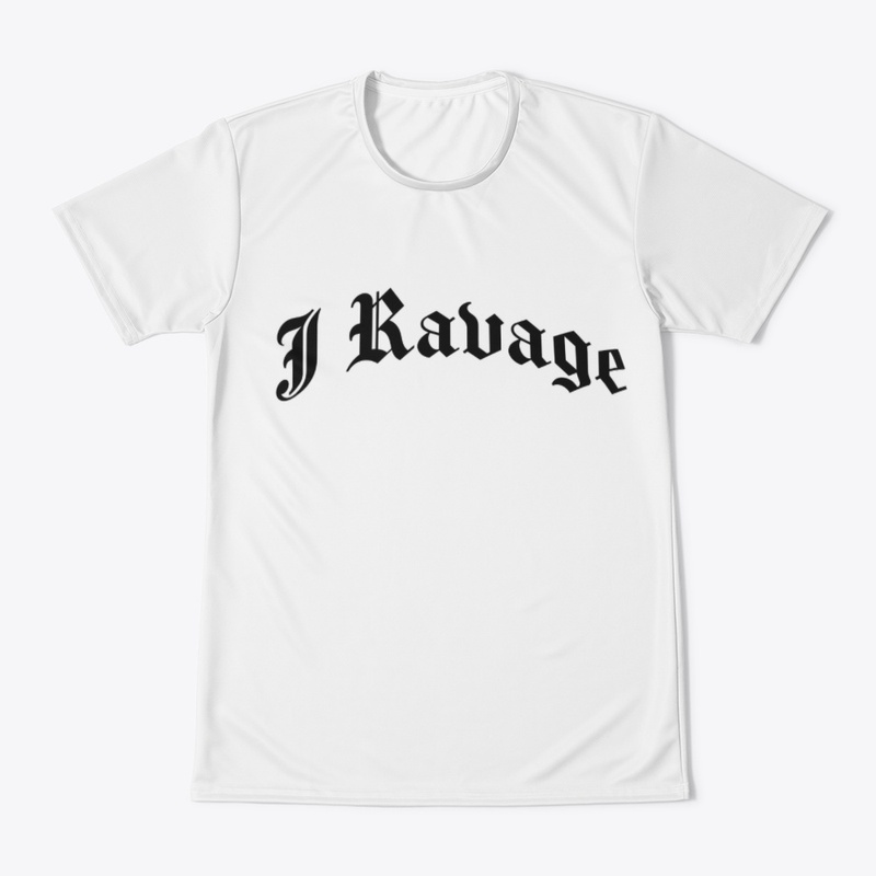 J Ravage Name Text Black
