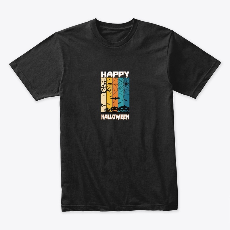 Happy halloween ghost t shirt design