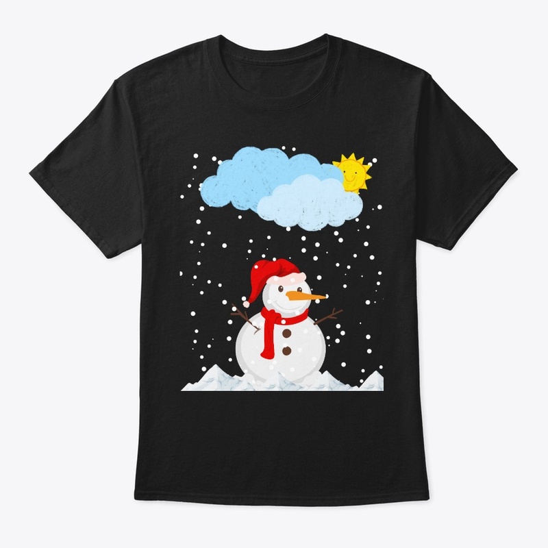 Snowman in the sunshine