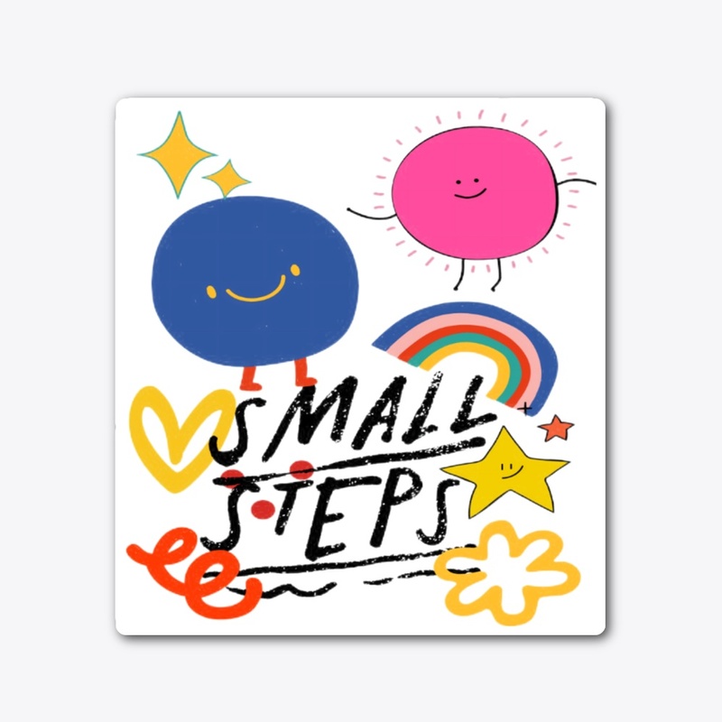 Joyful "Small Steps" Art