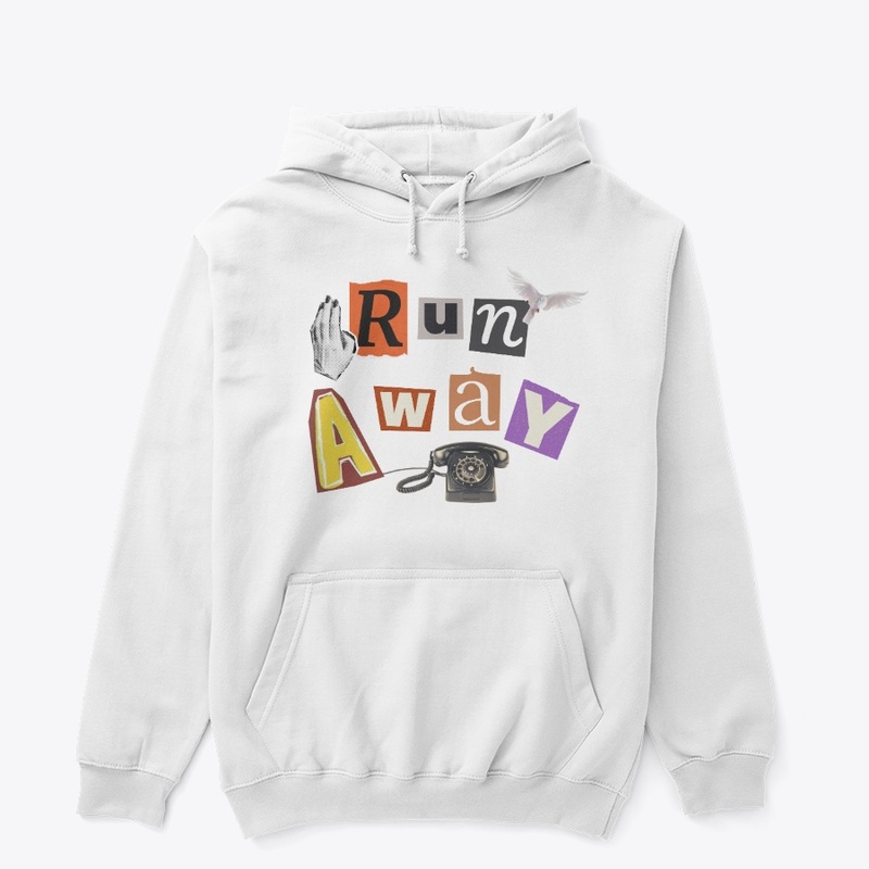 Run Away – Streetwear Typography Tee