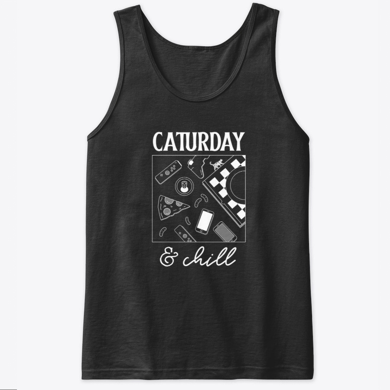 Caturday & Chill Design | Cat Tee