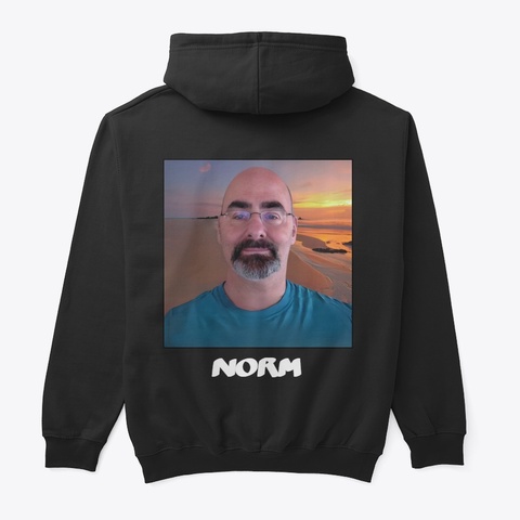 Beach Norm Black T-Shirt Back