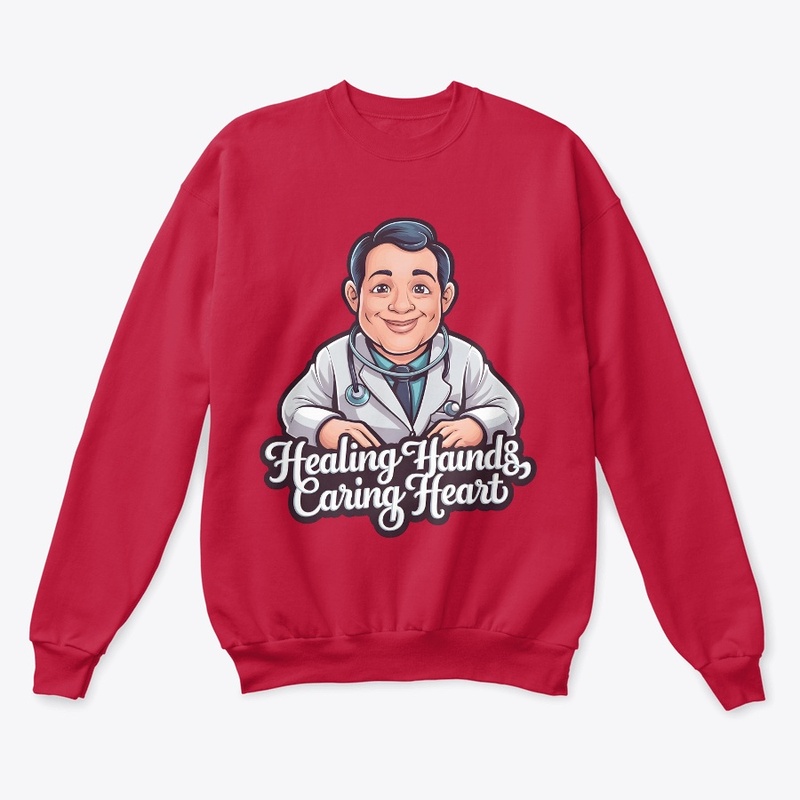 Healing Hands, Caring Heart Doctor Tee